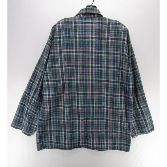 Ralph Lauren Polo Shirt Small Sleepwear Sleep Button Up Red Pony Plaid* - Picture 8 of 11